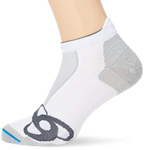 Odlo Unisex kurze Socken LIGHT, white, 45-47 von Odlo