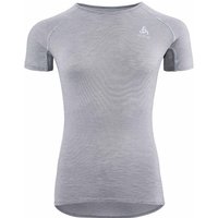 Odlo T-Shirt crew neck s/s X-ALP First layer Damen T-Shirt grau meliert Gr. M von Odlo