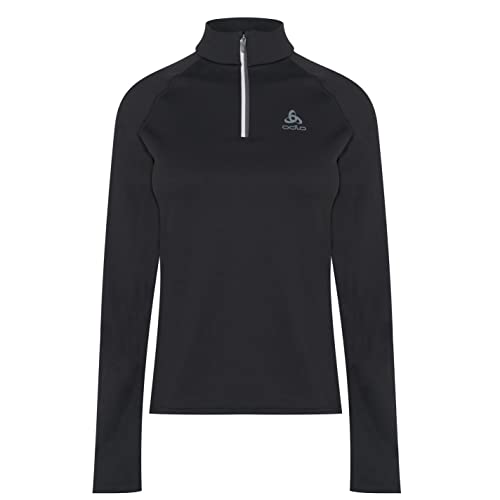 Odlo Damen Langarm Shirt mit Reißverschluss BESSO, black, M von Odlo