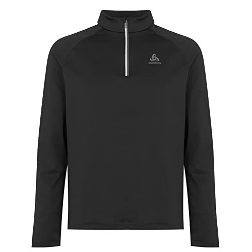 Odlo Herren Langarm Shirt mit Reißverschluss BESSO, black, S von Odlo