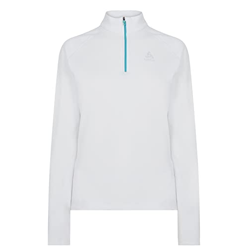 Odlo Damen Langarm Shirt mit Reißverschluss BESSO, white, XXL von Odlo