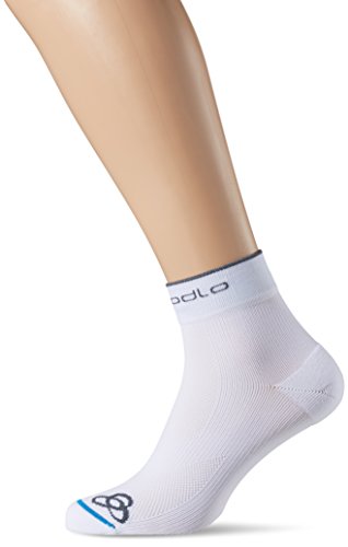 Odlo Unisex ALLROUND SPORT MID BASIC Socken kurz 2er-Pack, White, 45-47 von Odlo