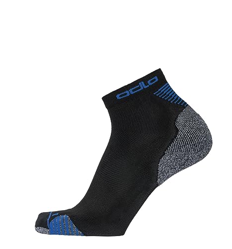 Odlo Unisex CERAMICOOL RUN Laufsocken, black - indigo bunting von Odlo