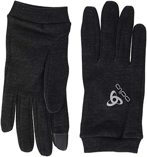 Odlo Unisex NATURAL+ WARM Handschuhe, Black, S von Odlo