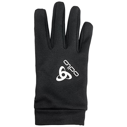 Odlo Unisex Handschuhe mit E-Tip STRETCHFLEECE LINER ECO, black, XS von Odlo