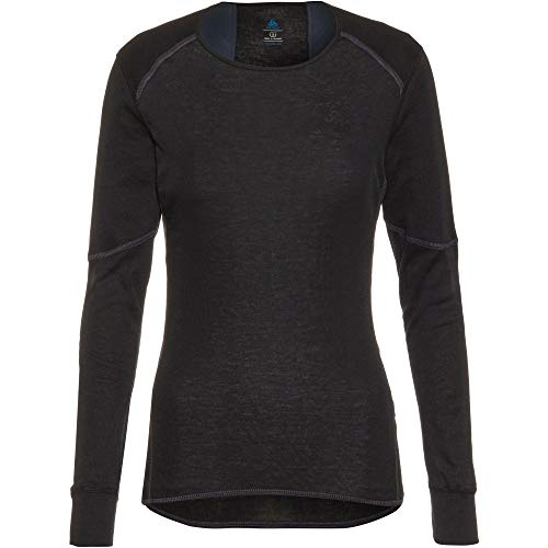 Odlo Damen Funktionsunterwäsche Langarm Shirt ACTIVE X-WARM ECO, black, XL von Odlo