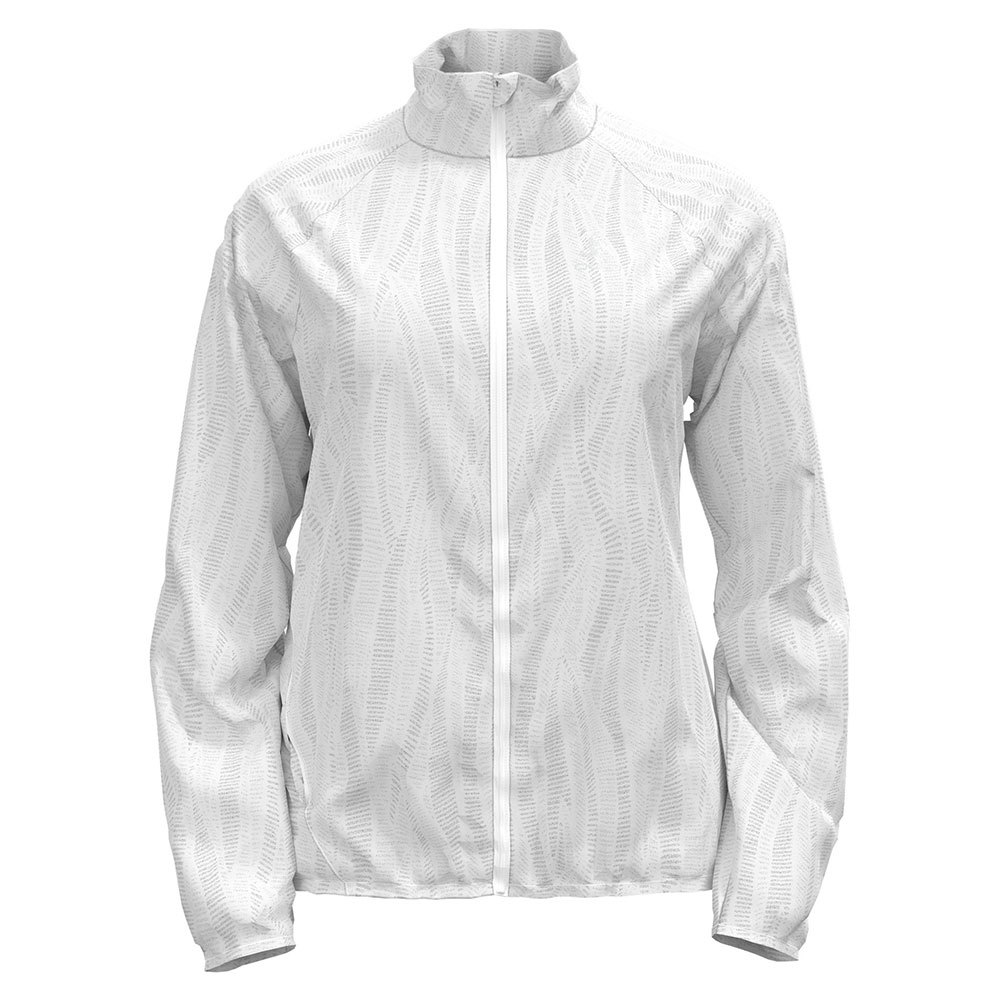Odlo Zeroweight Imprime Jacket Weiß XL Frau von Odlo