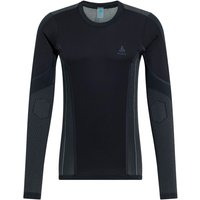 odlo ZEROWEIGHT PK WINDPROOF WARM BL TOP Crew Neck L/S Langarm Unterhemd von Odlo
