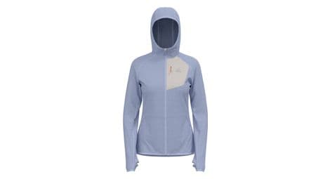 odlo ascent damen  p kapuzenpullover  p blau grau von Odlo