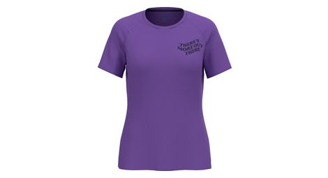 odlo essential print kurzarm trikot women violett von Odlo