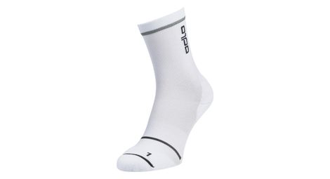odlo micro crew ceramicool reflective socks weis von Odlo