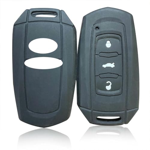 Odongk Autoschlüssel-Hülle für G-eely Atlas Boyue NL3 EX7 Emgrand X7 EmgrarandX7 SUV GT GC9 Borui, Autozubehör, Auto-Schlüsselanhänger, Schwarz von Odongk