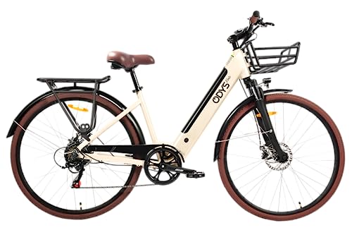 Odys Unisex – Erwachsene VINTO E-Bike, Light Ivory, 27,5 von Odys