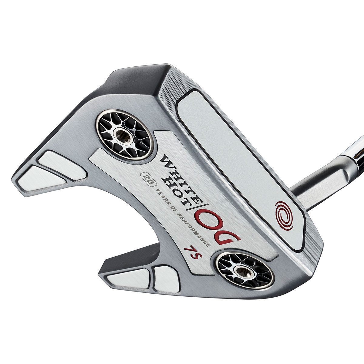 Odyssey Mens White and Silver Hot OG 7S Stroke Lab Right Hand Golf Putter, Size: 34" | American Golf von Odyssey