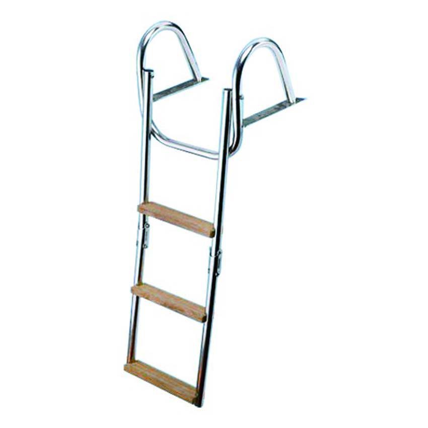 Oem Marine 3 Steps Folding Ladder Golden von Oem Marine