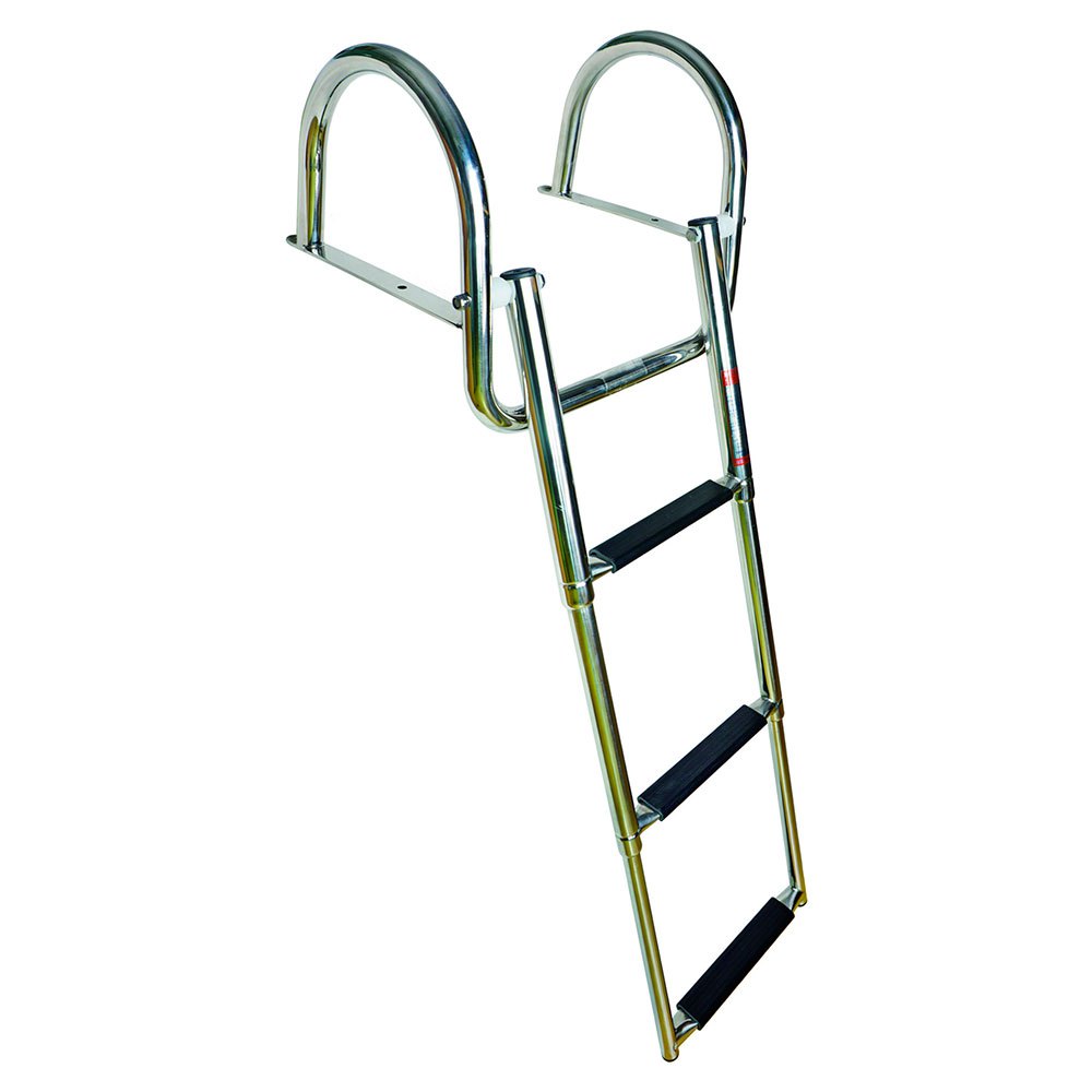 Oem Marine 4 Steps Stainless Steel Ladder Silber 39.4 x 37.5 cm von Oem Marine