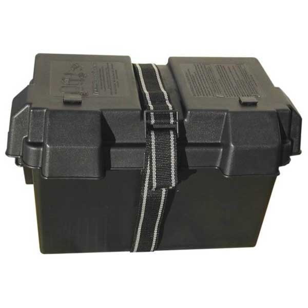 Oem Marine Small Battery Tray Schwarz 26.6 x 18.3 x 24.4 cm von Oem Marine