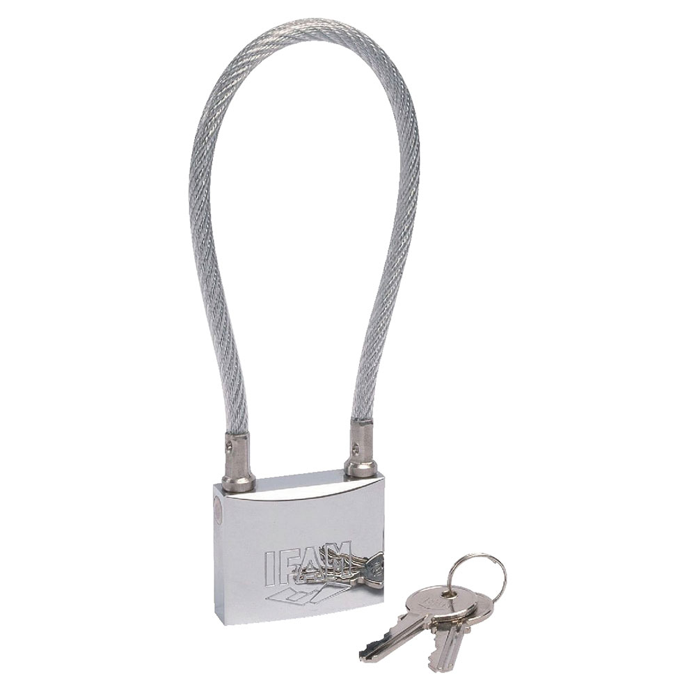 Oem Marine Stainless Steel Cable Padlock Silber 270 mm von Oem Marine