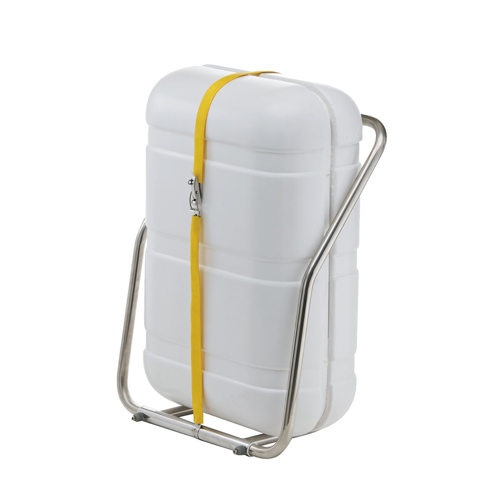 Oem Marine Vertical Liferaft Universal Support Durchsichtig 70-100 x 44-68 x 30-40 cm von Oem Marine