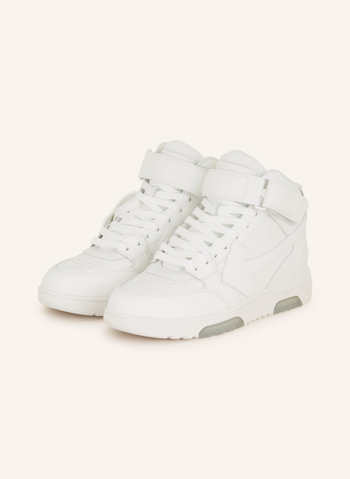 Off-White Hightop-Sneaker Out Of Office weiss von Off-White
