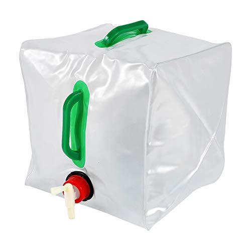 Oikabio Tragbarer Wassergurt, Notfall-Wassertasche, PVC, Outdoor-Wasserspeicher für Camping, Wandern, Bergsteigen, tragbar, 20 l von Oikabio