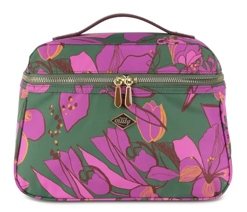 Oilily Coco Beauty Case Sketchy Flower Forrest Green von Oilily