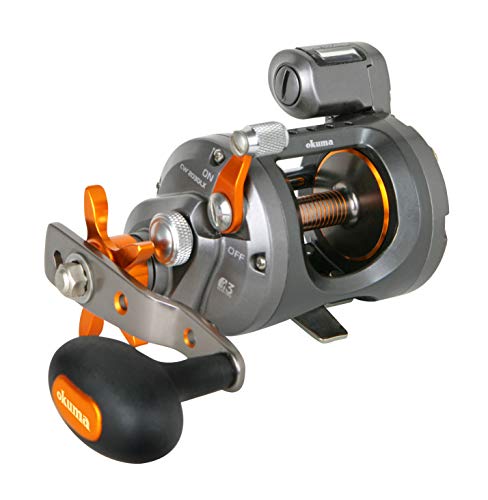 OKUMA FISHING TACKLE Cold Water Linecounter Schlepprolle CW-153DLX, Mehrfarbig von Okuma Fishing Tackle