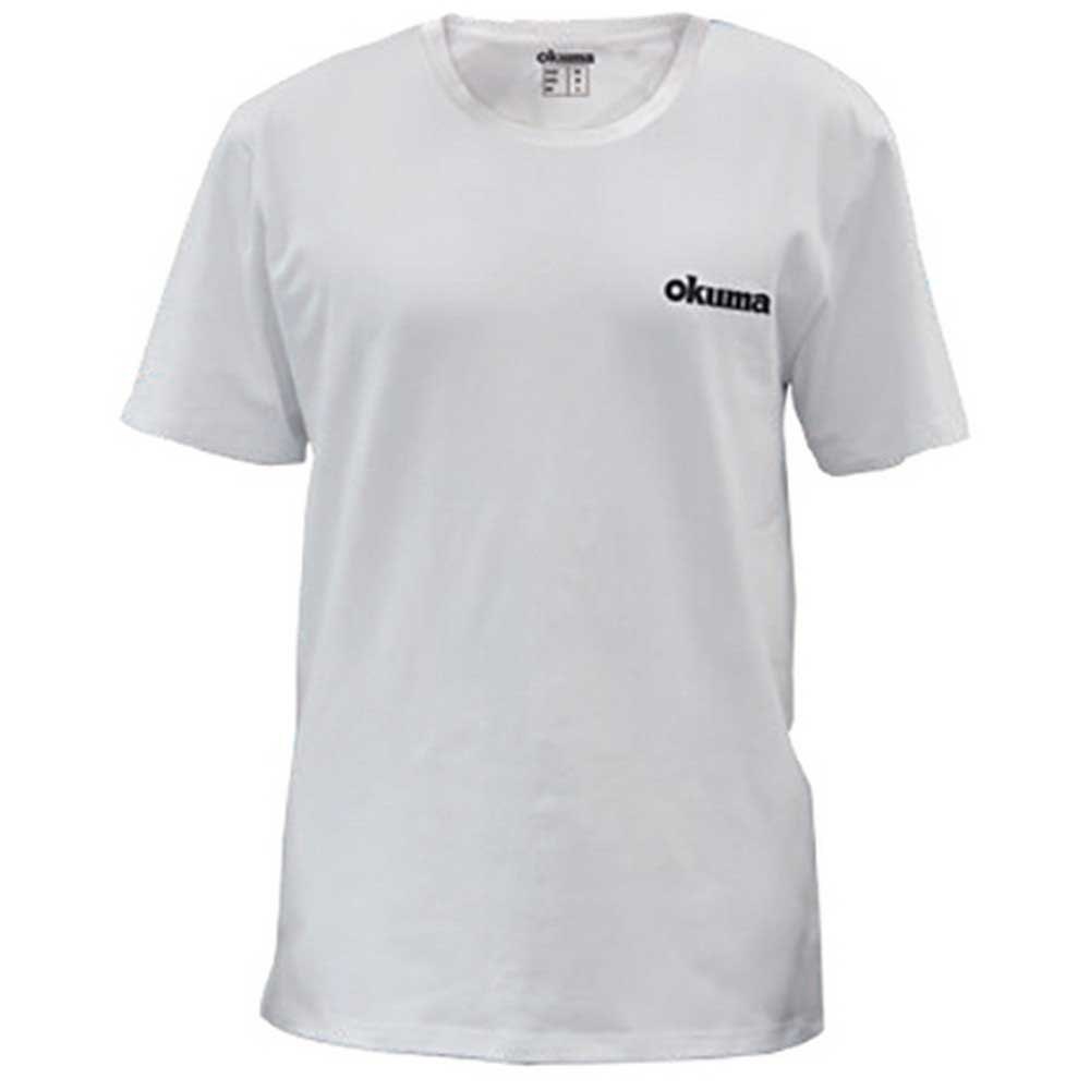 Okuma Logo Short Sleeve T-shirt Weiß 2XL Mann von Okuma