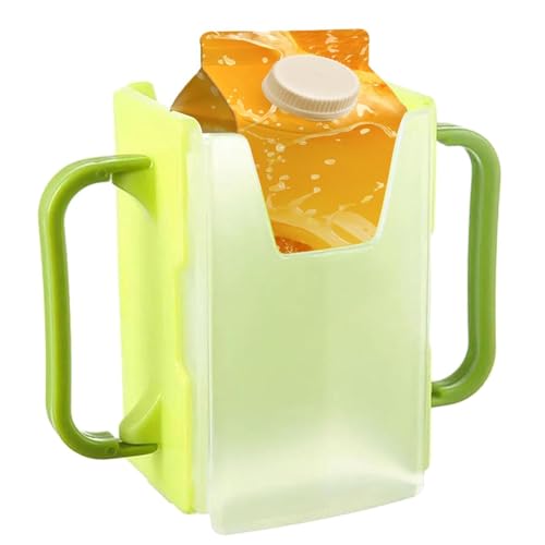 Oldmoom Milchboxhalter | Milchbehälter für Kleinkinder - Quetschsicherer Saftbeutelhalter, Verstellbarer Milchkasten, Wasserflaschen-Becherhalter für Kinder, Kleinkinder von Oldmoom
