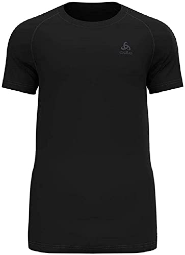 Odlo Herren ACTIVE F-DRY LIGHT ECO Baselayer T-Shirt mit Rundhals, Black, L von Odlo