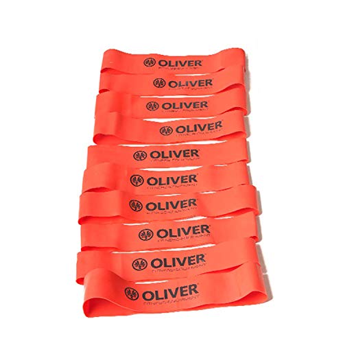 OLIVER Rubber-O Widerstandsband Stark 10er Set Fitness Resistance Bootyband von Oliver