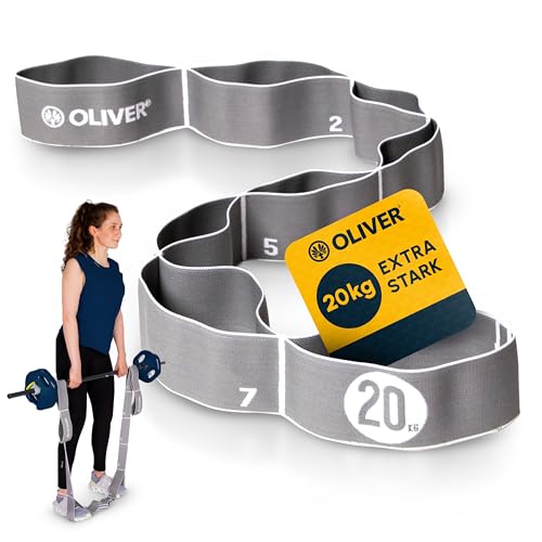 OLIVER Tex-O Maxiband Resistance Bänder mit Schlaufen (grau, extra stark) von Oliver
