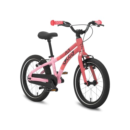 Ollo Adventure Bike Kinderfahrrad 16 Zoll leicht Mädchen Jungen - Pink Flamingo von Ollo