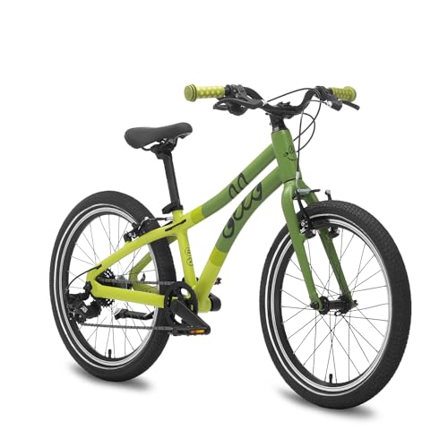 Ollo Adventure Bike Kinderfahrrad 20 Zoll leicht Mädchen Jungen - Green Caterpillar von Ollo