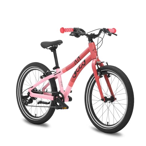 Ollo Adventure Bike Kinderfahrrad 20 Zoll leicht Mädchen Jungen - Pink Flamingo von Ollo