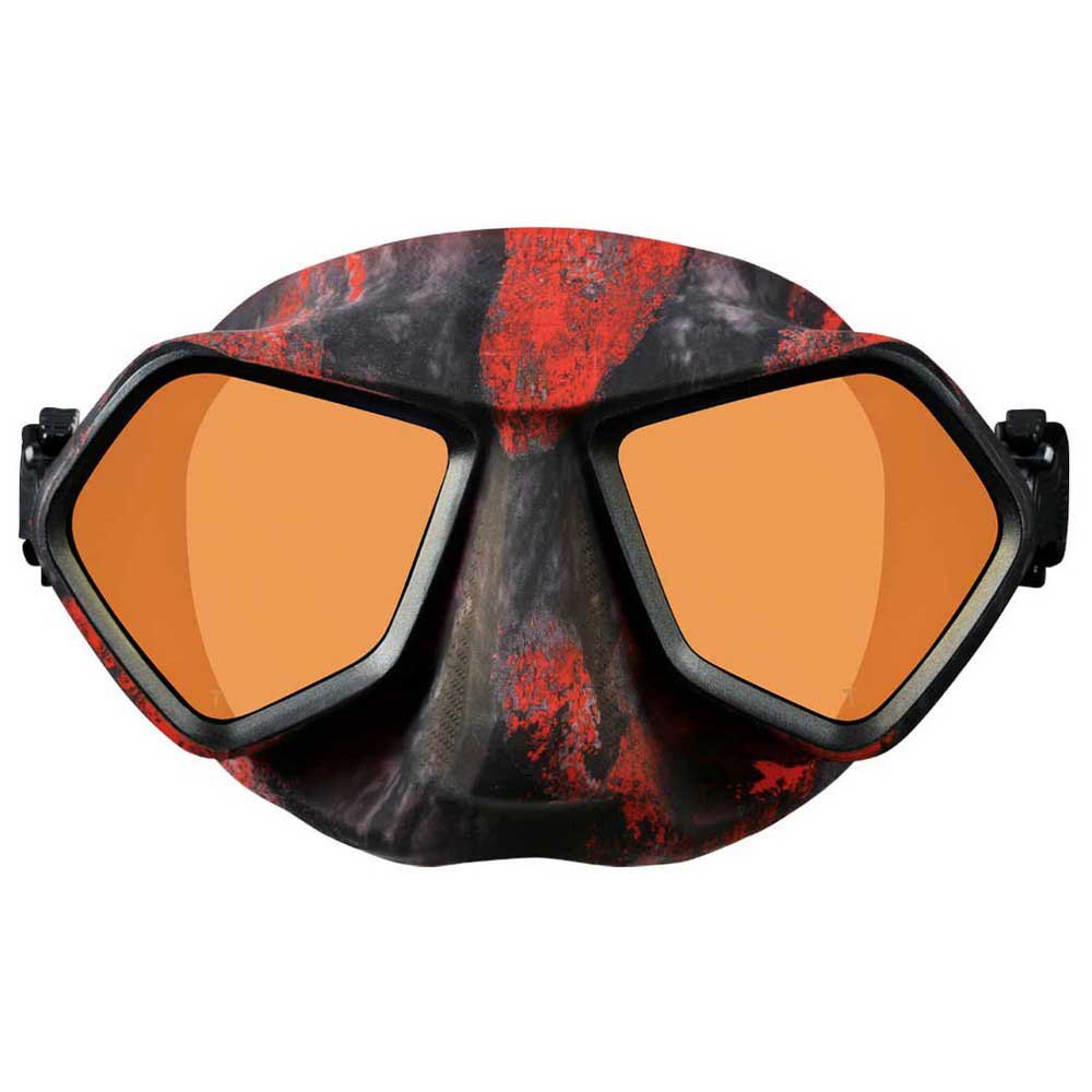 Omer Wolf Diving Mask Rot,Grau von Omer