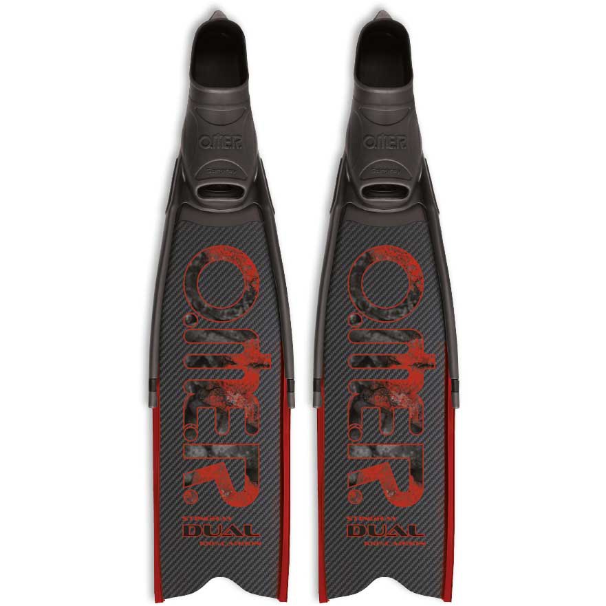 Omer Stingray Dual Carbon Spearfishing Fins Schwarz EU 41-42 von Omer