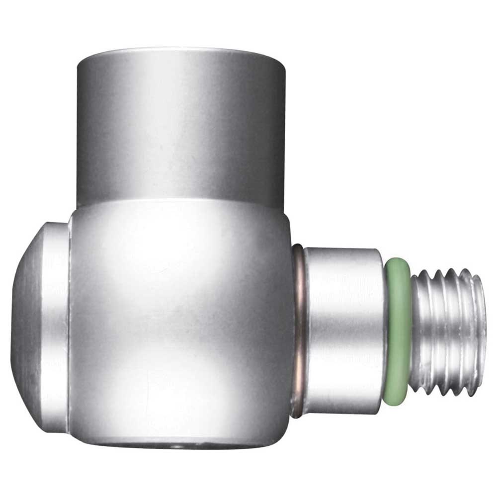 Oms 90 Degree Unf 7/16 Hp Male To Unf 7/16 Hp Female Adapter Silber von Oms