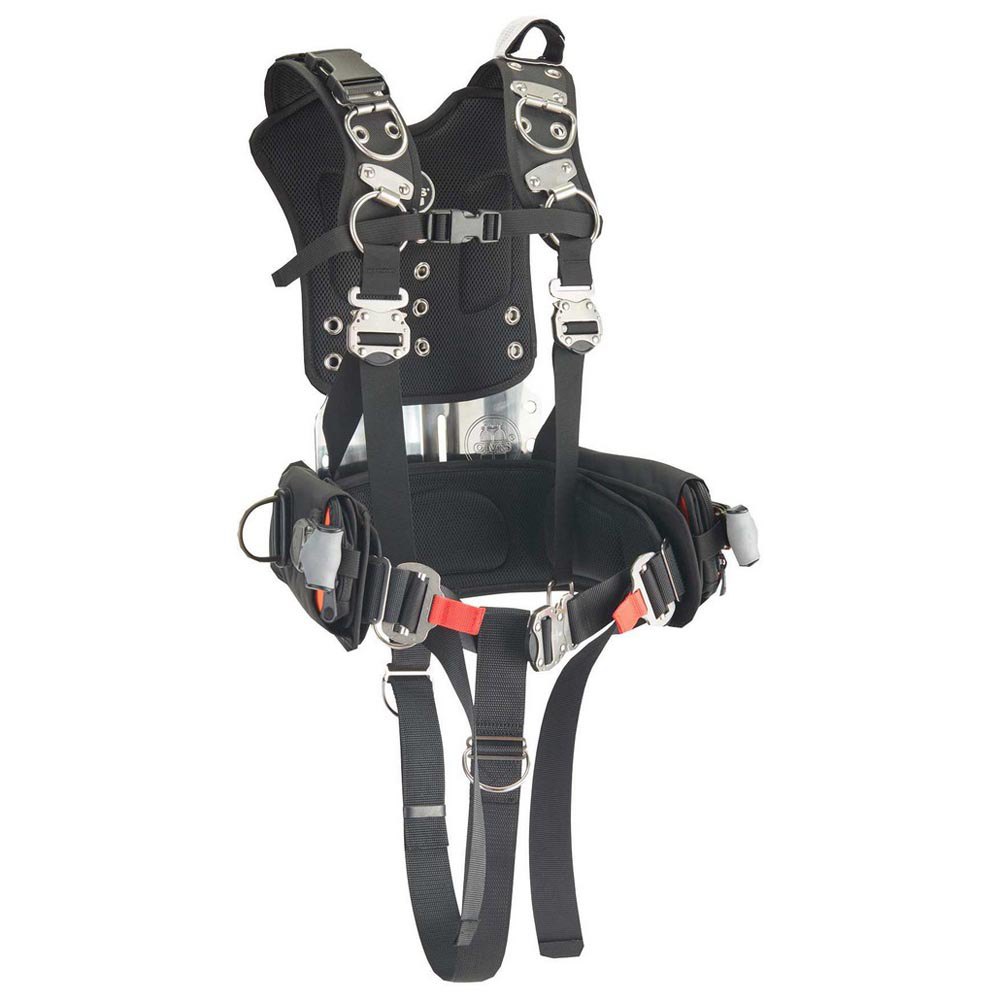 Oms Public Safety Harness With Weight Pockets Schwarz von Oms