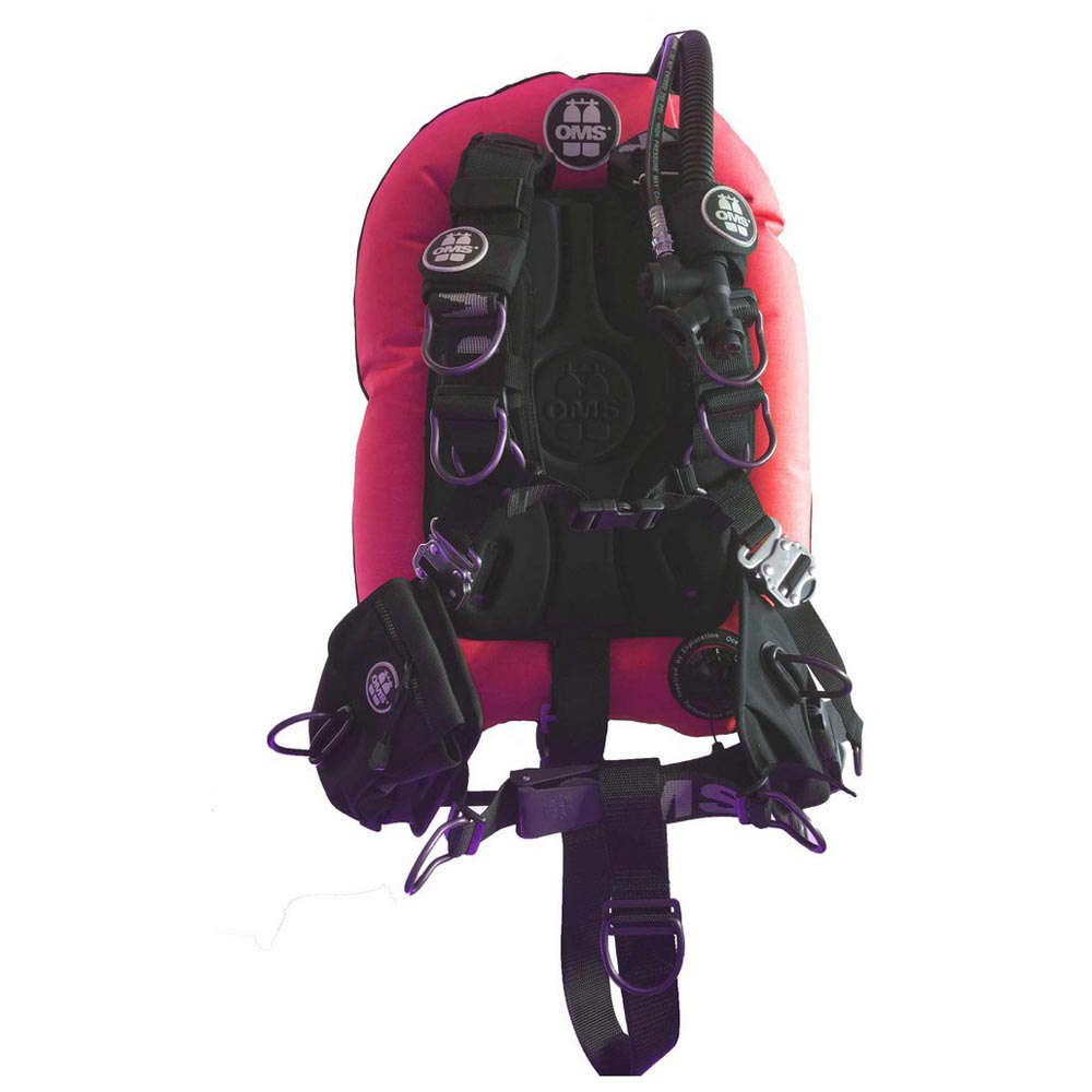Oms Ss Comfort Harness Iii Signature With Performance Mono Wing 27 Lbs Bcd Schwarz,Rosa von Oms