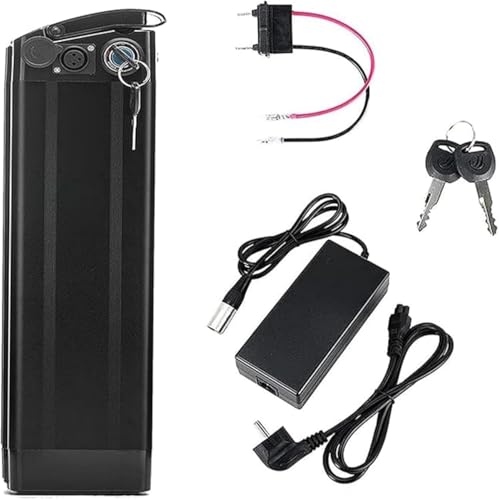 Ebike Batterie 48V 25Ah 30Ah 35Ah, Ebike Akku 48V eingebauter BMS mit Ladegerät wasserdichter PVC-Akku Lithium-Ionen-Batterie für 1000W 800W 500W 200W Elektrofahrrad 48V 35Ah,1 von OmurgA