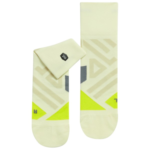 On - Performance Mid Sock - Laufsocken Gr L;M;XL;XXL beige;bunt;gelb;grau;weiß von On