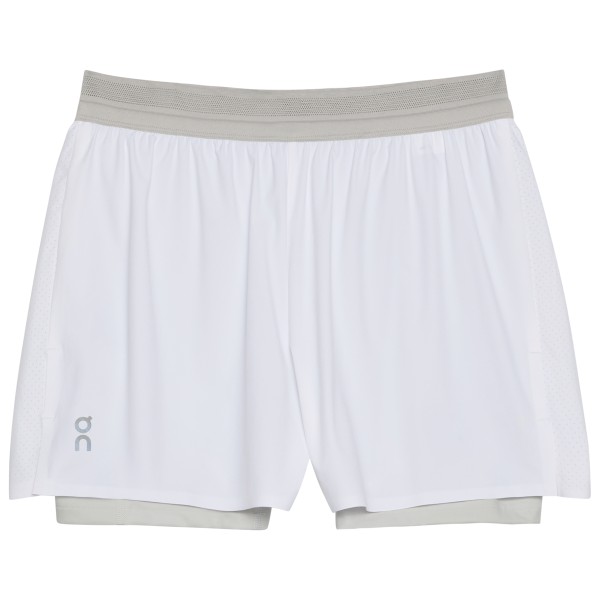 On - Women's 3 Performance 2/1 Shorts - Laufshorts Gr XS weiß von On