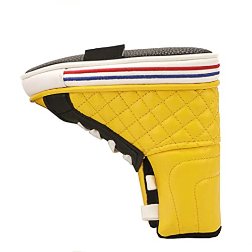 1pc Golf Putter Cover Schuhe Form Golf Putter Cover Golf Club Headcover Golf Putter Set Gelb gelb von OnIUeZky