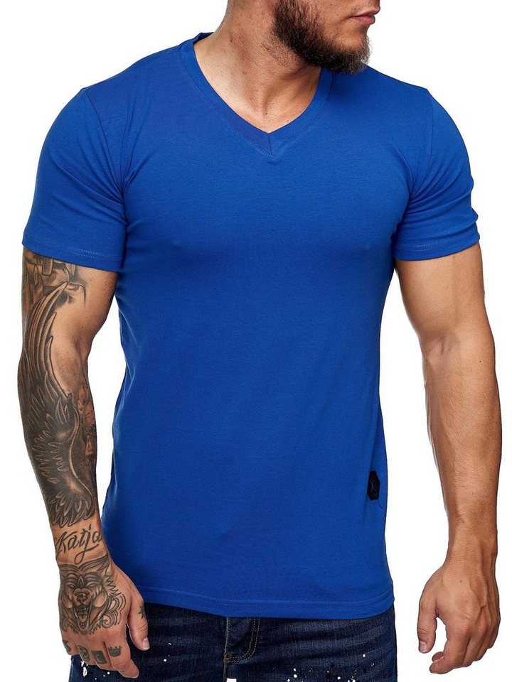 OneRedox T-Shirt 9031ST (Shirt Polo Kurzarmshirt Tee, 1-tlg) Fitness Freizeit Casual von OneRedox