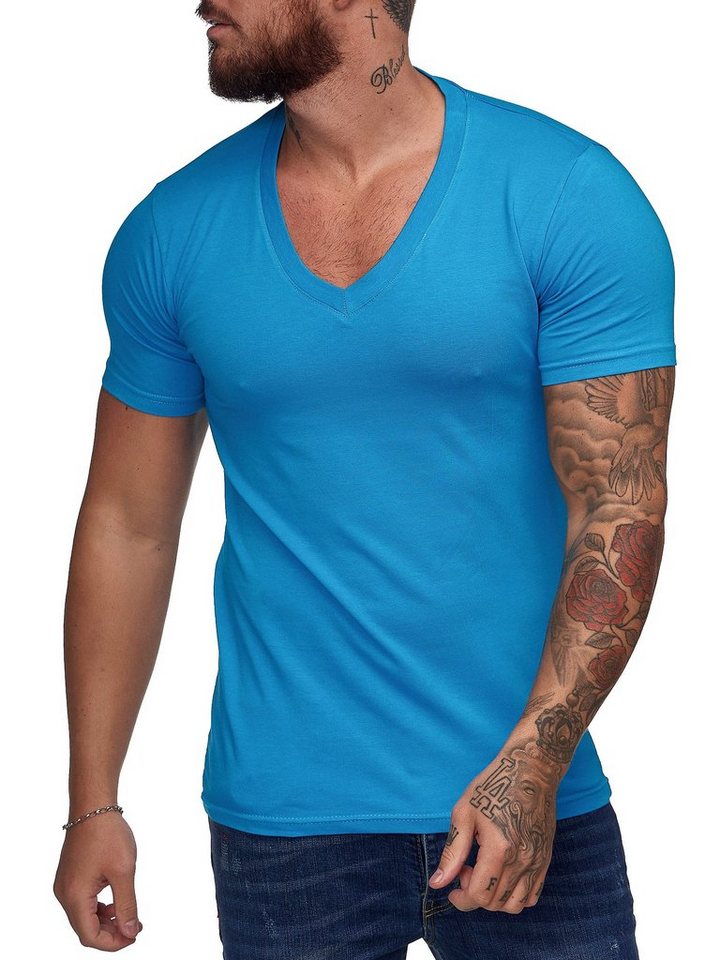 OneRedox T-Shirt BS500C (Shirt Polo Kurzarmshirt Tee, 1-tlg., im modischem Design) Fitness Freizeit Casual von OneRedox