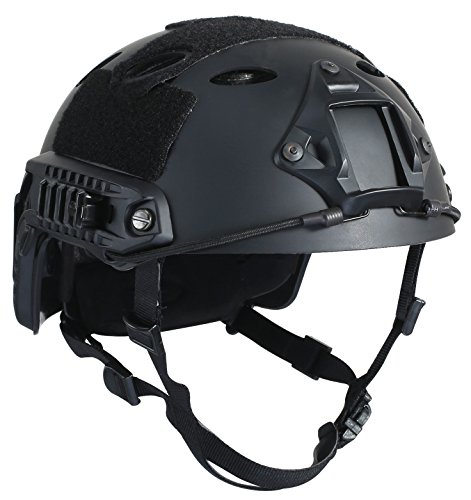 OneTigris PJ Mode Leichtbau Taktische Schnelle Helm für Airsoft Paintball (Schwarz) von OneTigris