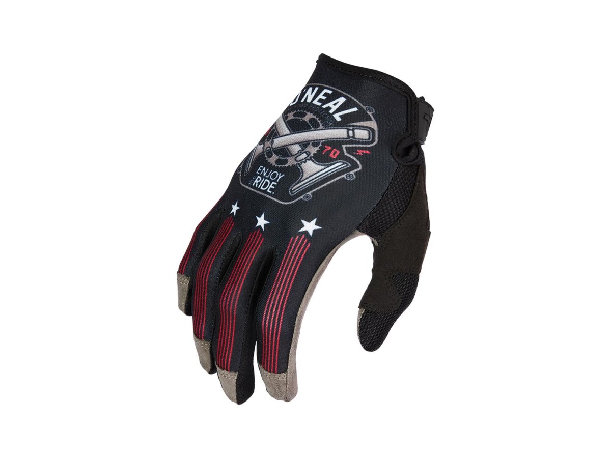 Oneal MAYHEM Handschuhe PISTON schwarz/weiß/rot von Oneal