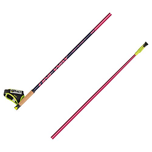 One Way - Team 15 Mag Red - Nordic Walking Stöcke mit Mag System, Länge in cm:100 von Oneway