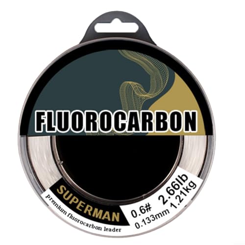 Oniissy Fluorocarbon sinkende Meeresangelschnur, Monofil, 100 m, Carbon (12,0) von Oniissy